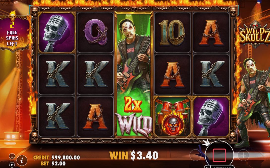 Free Spins: Expanded Wild starting on reel 5