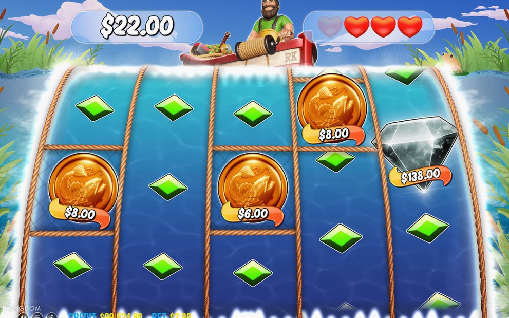 Hold & Spinner grid with MONEY symbols and filler tiles