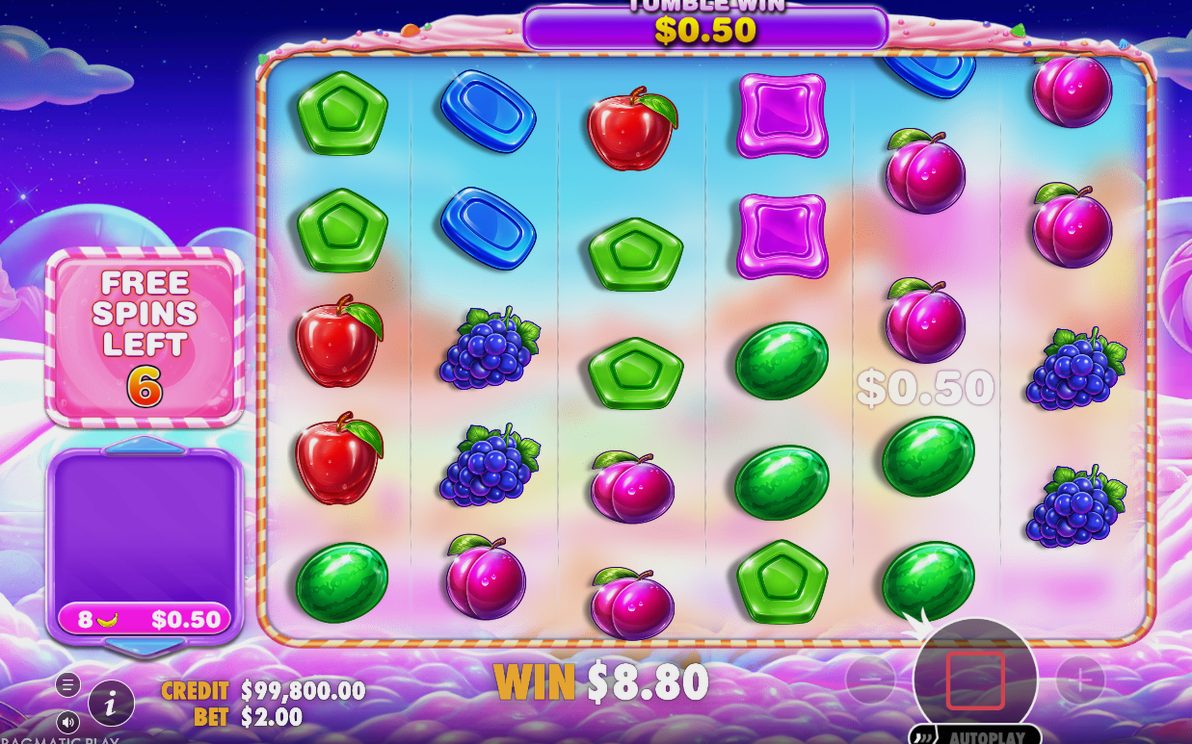 Free Spins round with MULTIPLIER bombs on the reels