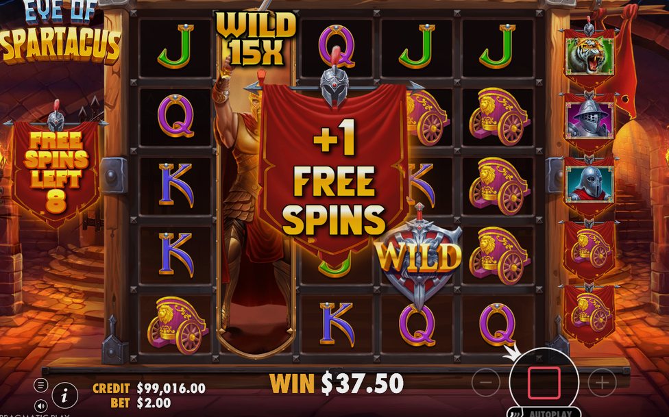 Free Spins round with the expanding WILD multiplier pool